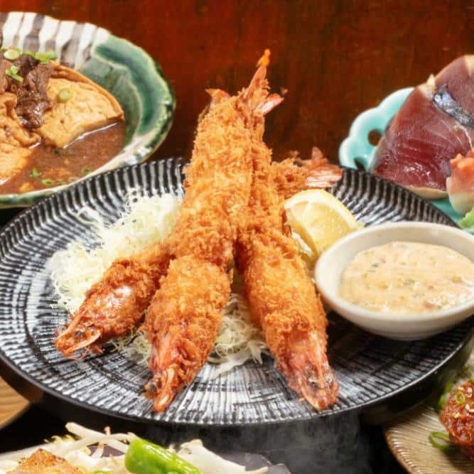 【丸ごと!有頭海老フライ】@名古屋駅/名古屋/名古屋めし/居酒屋/名古屋居酒屋/歓迎会/貸切/打ち上げ/個室居酒屋